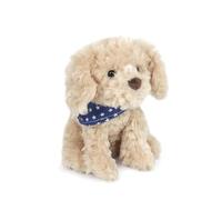 MON AMI the Golden Doodle Dog Stuffed Animal 7.5"/19cm | Soft Puppy Plushie with Blue Bandana | Premium Gift for All Ages | Cuddly Dog Toy for Snuggles & Playtime