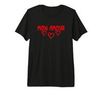 Mon Amour, Valentines, Love Premium T-Shirt