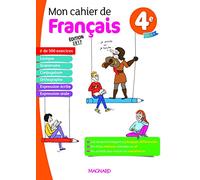 Mon cahier de francais 4e (Langue française collège)