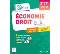 Mon cahier d'Économie-Droit 2de, 1re, Tle Bac Pro (2025) - Pochette élève: Modules 1 à 5, pochette élève