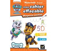 Mon cahier effaçable Pat'Patrouille MS: A utiliser avec un feutre effaçable