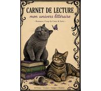Mon Carnet de Lecture Chats et Papillon Violet : 50 Fiches de Lecture à Remplir, Tracker, Wishlist, Pile à Lire: Journal de Suivi Poétique et Cocon Littéraire pour Amoureux de Livres et de Chats