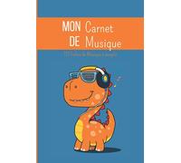 Mon carnet de musique : 112 fiches de musique à remplir.: Journal de musiques à remplir | Fiches à compléter sur vos chansons | Cadeau idéal pour les passionnés de musique | 15 x 23cm, 120 pages.