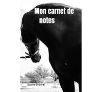 Mon carnet de notes, journal intime, mon carnet de note A5, 100 pages, mon carnet de notes équitation