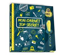 Mon carnet top secret - coffret avec stylo magique: Avec 1 stylo magique et 1 cadenas