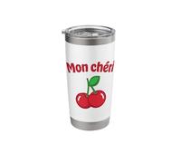 Mon Chéri, Cherries Stainless Steel Insulated Tumbler
