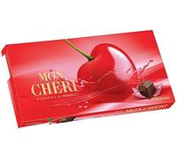 Mon Chéri Chocolates - A fine dark chocolate with cherry liqueur and cherry perfect for Mother's Day 157g
