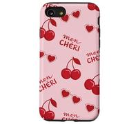 Mon Cheri Y2K Cherry Pink Preppy Coquette Aesthetic Pattern Case for iPhone SE (2020) / 7/8