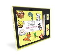 Mon coffret de dessin kawaï - Animaux: Un livre pour apprendre à dessiner 101 personnages et tout le matériel inclus