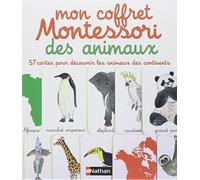 Mon coffret Montessori des animaux 2/4 ans: 57 cartes pour découvrir les animaux des continents