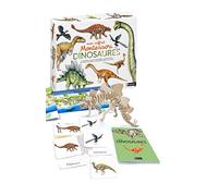 Mon coffret Montessori des dinosaures: Avec 1 squelette en bois à assembler, 1 grande frise, 60 cartes classifiées, 20 grandes fiches et 1 livret