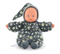 Babipouce Glow-in-the-Dark Soft Baby Doll by COROLLE dark grey