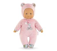 Mon Doudou COROLLE - Pti' Coeur Ours Rose - 30 cm - petit poupon - senteur de vanille - des 9 mois