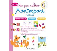 Mon grand cahier MONTESSORI 3 - 6 ans spécial mémoire, concentration, attention