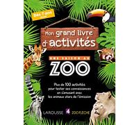 Mon grand livre d'activités UNE SAISON AU ZOO