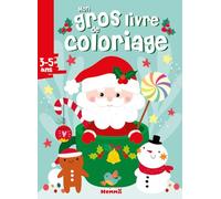Mon gros livre de coloriage (Père Noël dans tasse)