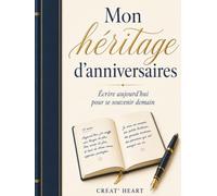 Mon héritage d'anniversaires: Un recueil précieux de souvenirs, réflexions et messages pour l'avenir