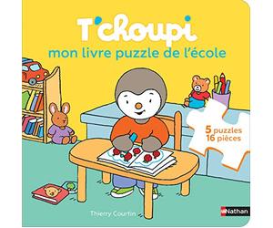 Mon livre puzzle de l'école: Mon livre puzzle de l'école. Avec 5 puzzles de 16 pièces
