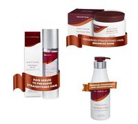 Mon Platin Total Repair Hair Mask, Shampoo & Serum Bundle - Salt-Free, Deep Conditioning Formula with Black Caviar & Royal Jelly for Long-Lasting, Smooth, Straightened Hair with Shine & Strength