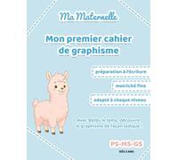 Mon premier cahier de graphisme: Avec Boldu, une mascotte attachante pour s’amuser en maternelle