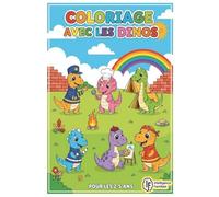 Mon Premier Livre de Coloriage : Les Dinosaures Mignons 40 Illustrations Simples pour Enfants de 2 à 5 Ans