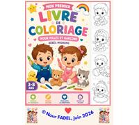 Mon premier livre de coloriage pour filles et garçons: Bébé mignons