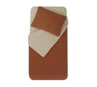 Mon PTIT Dodo - Duvet Cover 100 x 140 cm + Pillowcase 40 x 60 cm Sand/Tomette
