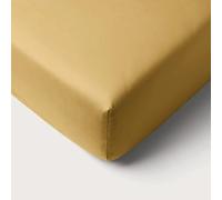 Mon PTIT Dodo Jersey Fitted Sheet Mustard 60 x 120 cm