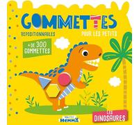 Mon P'tit Hemma Gommettes pour les petits - Les dinosaures: Gommettes repositionnables pour les petits. Avec + de 300 gommettes