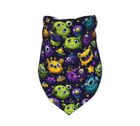 Mon-Ster Printed Pet Scarves Durable Bibs Handkerchief Adjustable Pet Bandanas For Dogs Accessories Pets