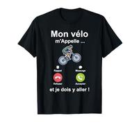 Mon Vélo M'Appelle Et Je Dois y Aller Cycling Men's Gift T-Shirt