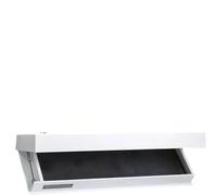 Mon White Shelf with Hid Secret Cartment Sto Unit Slish Wall Mounted Display for Home and Décor Concealed Fur