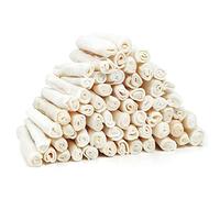MON2SUN 60 Rolls Rawhide for Dogs - 6.5 Inch - Chew Snacks with Natural Flavour - for Puppies and Small Dogs