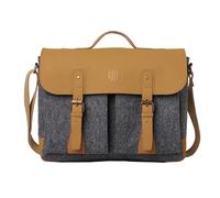 Mona B Unisex Canvas Messenger Crossbody Shoulder Bag For Laptop With 6 Pockets/Compartments, MC - 1800 C_DG, M, Western