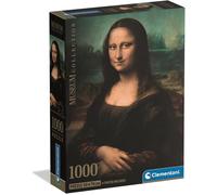 Clementoni Jigsaw Puzzle Mona Lisa 1000 pieces Museum Collection Compact Box Made in Italy