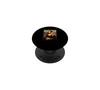 Mona Lisa Art funny Dog Meme PopSockets Adhesive PopGrip