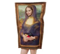 Mona Lisa Bodysuit Costume, Adults, Unisex, Female, Art, Mona Lisa, Halloween