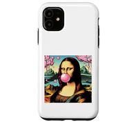 mona lisa bubblegum funny Case for iPhone 11