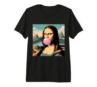 Mona Lisa Bubblegum Funny Premium T-Shirt