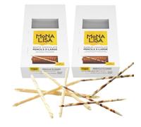 Mona lisa BUNDLE - Chocolate Pencils - 2 x 900g (WHITE & MARBLED)