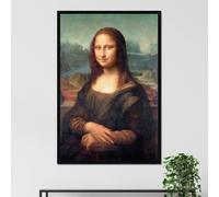 "Mona Lisa" by Leonardo da Vinci on Canvas, Framed Canvas, Acrylic, Framed Prints or Print-only