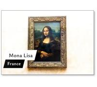 Mona Lisa by The Italian Artist at The Louvre Museum, in Paris, France., Design 1, Fridge Magnet