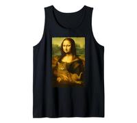 Mona Lisa Cat for Kitty Lovers Tank Top