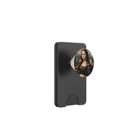 Mona Lisa Cat Mom Funny Art Painting Cat Lover PopSockets PopWallet for MagSafe