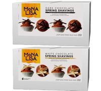 Mona Lisa Chocolate Shavings (Bundle, Dark and White 2 x 2.5kg) Sold by Parkers