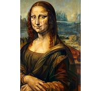 Mona Lisa Cubism Art Journal: Blank Lined Notebook for Art Lovers, Artists and Writers | Geometric Abstract Masterpiece Cover | 6 x 9 inches, 100 Pages