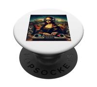 Mona Lisa DJ PopSockets Adhesive PopGrip
