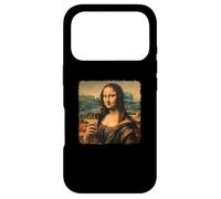 Mona Lisa Drinks Bubble Boba Tea Milk Case for iPhone 17 Pro