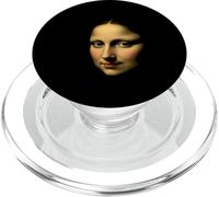 Mona Lisa Face Classic Renaissance Art PopSockets PopGrip for MagSafe