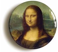 Mona Lisa Fridge Magnet (Circular 2inch / 50mm Diameter)